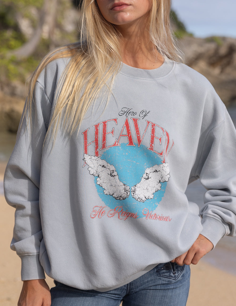 Elevated Faith Hero of Heaven Unisex Crewneck - AVBL MRKT (7)