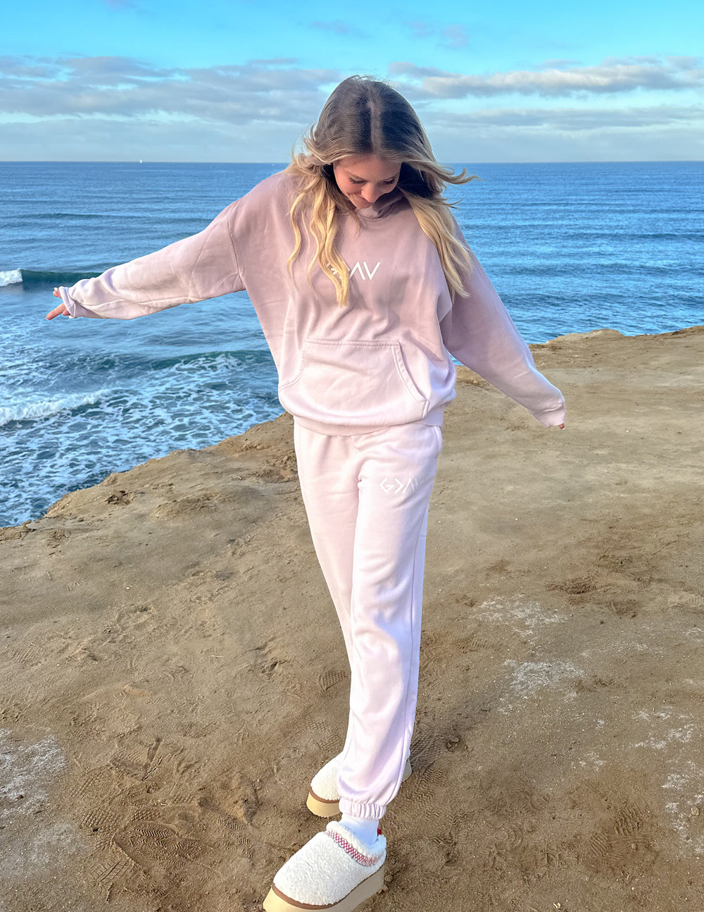 Elevated Faith Highs and Lows Purple Unisex Sweatpant - AVBL MRKT (2)