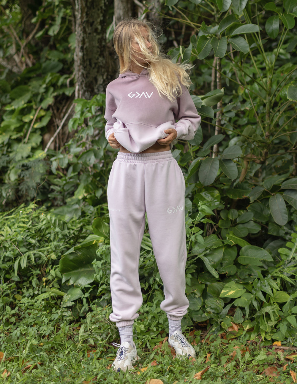 Elevated Faith Highs and Lows Purple Unisex Sweatpant - AVBL MRKT (3)