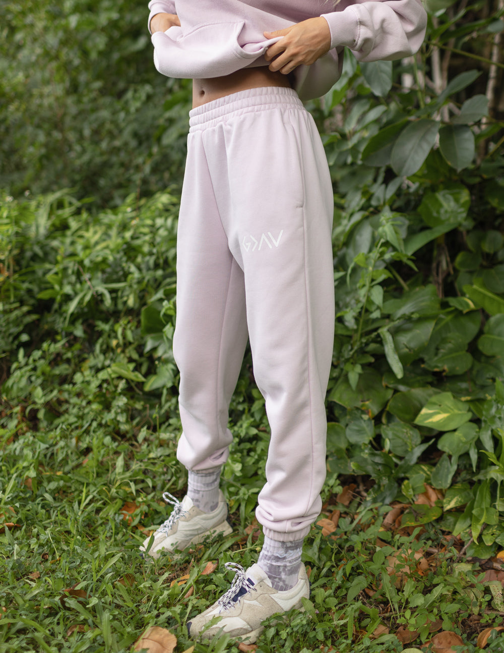 Elevated Faith Highs and Lows Purple Unisex Sweatpant - AVBL MRKT (3)