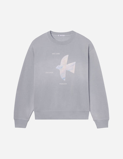 Elevated Faith His Love Endures Forever Unisex Crewneck - AVBL MRKT (7)