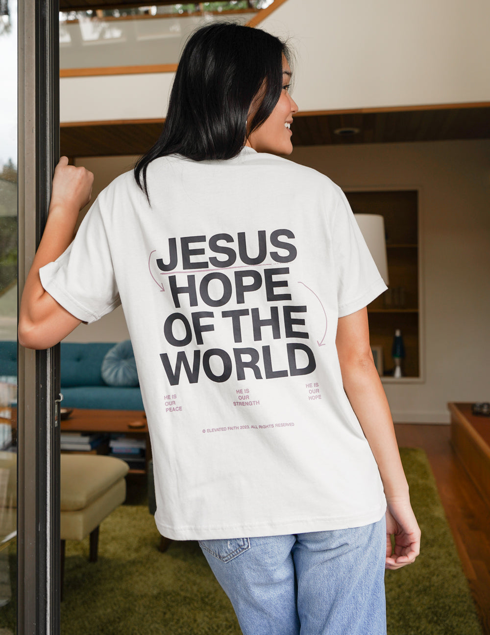 Elevated Faith Hope of the World Unisex Tee - AVBL MRKT (1)