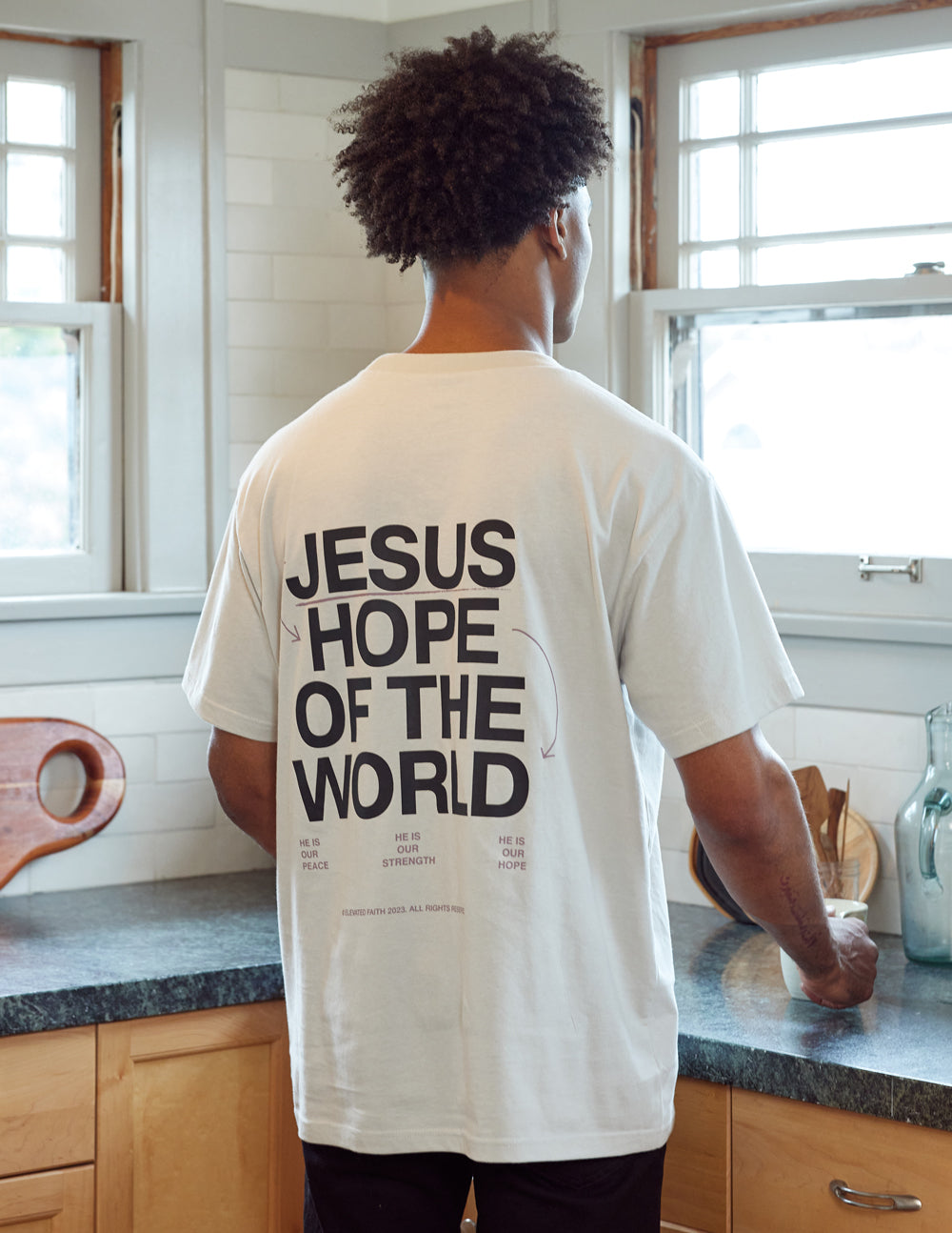 Elevated Faith Hope of the World Unisex Tee - AVBL MRKT (6)