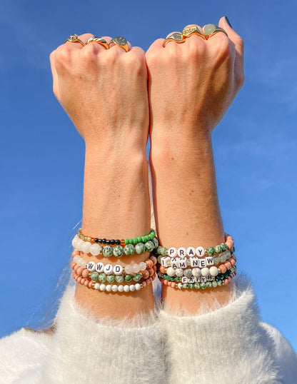 Elevated Faith Howlite Stacker Bracelet - AVBL MRKT (2)