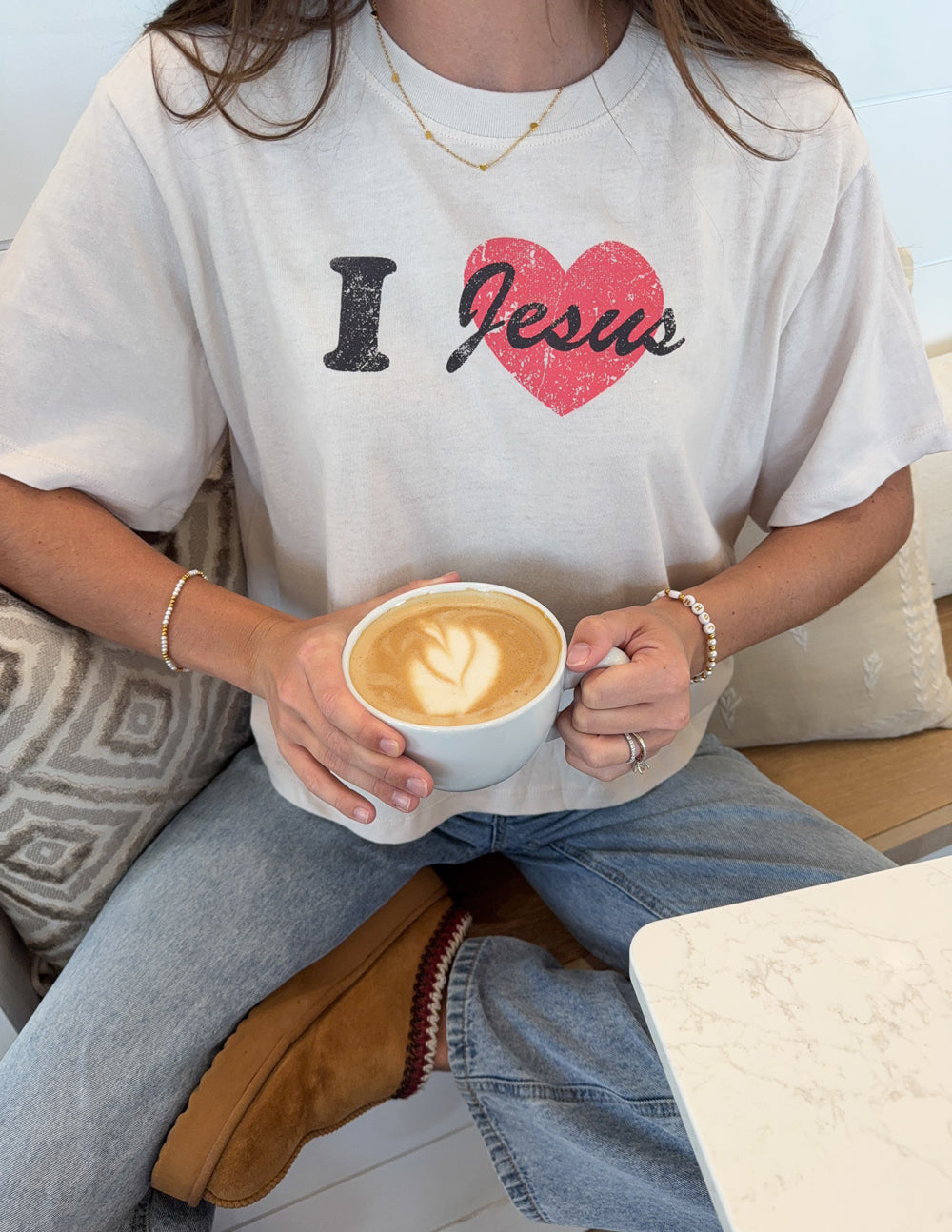 Elevated Faith I Love Jesus Cropped Women's Tee - AVBL MRKT (8)