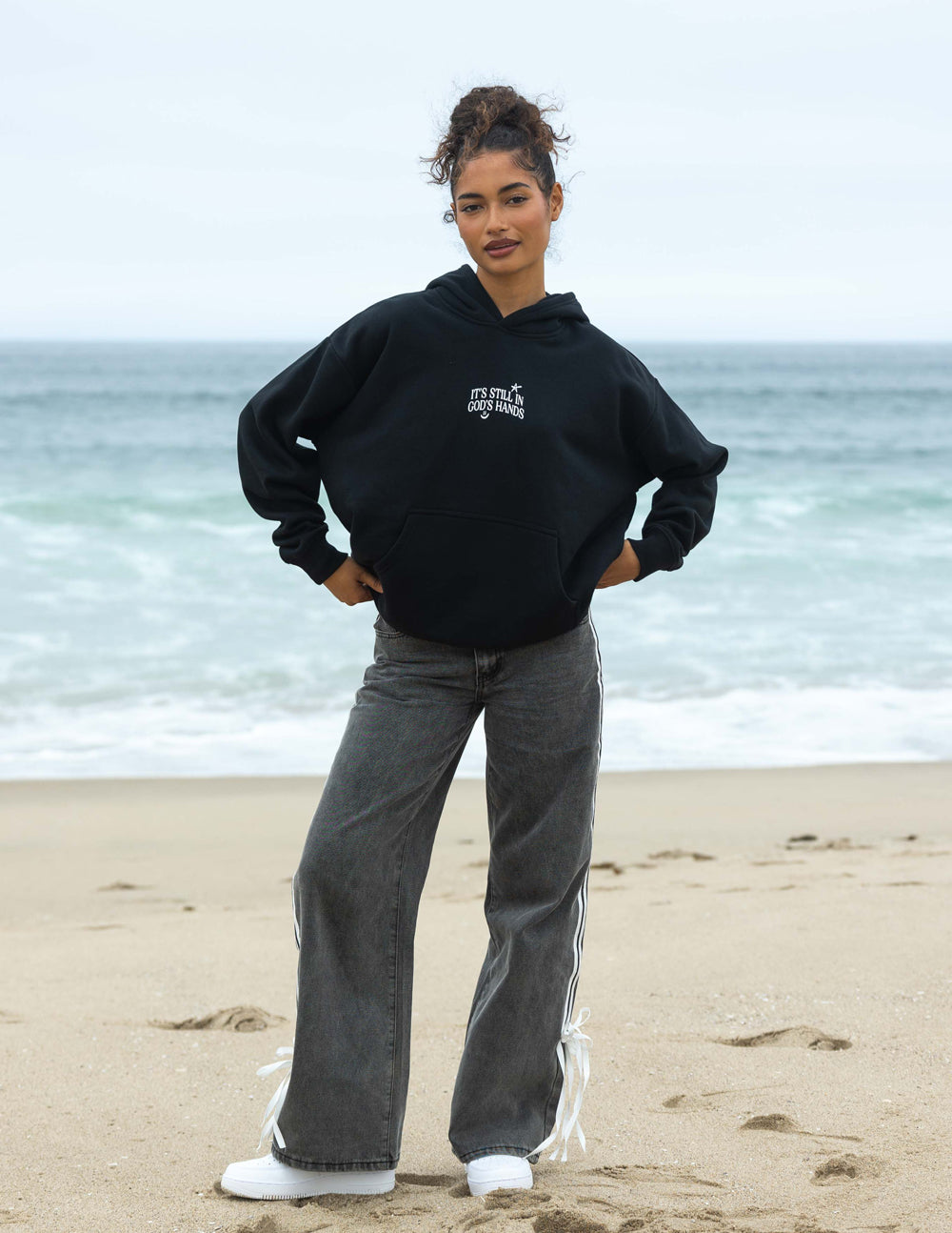 Elevated Faith In God's Hands Unisex Hoodie - AVBL MRKT (1)