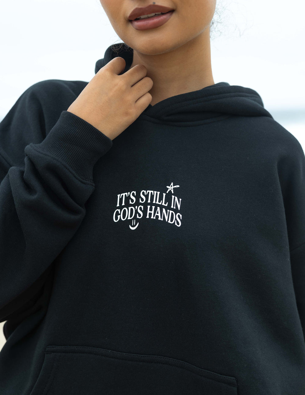 Elevated Faith In God's Hands Unisex Hoodie - AVBL MRKT (3)