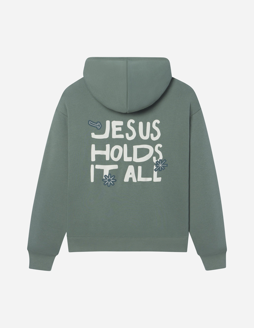 Elevated Faith Jesus Holds It All Unisex Hoodie - AVBL MRKT (13)