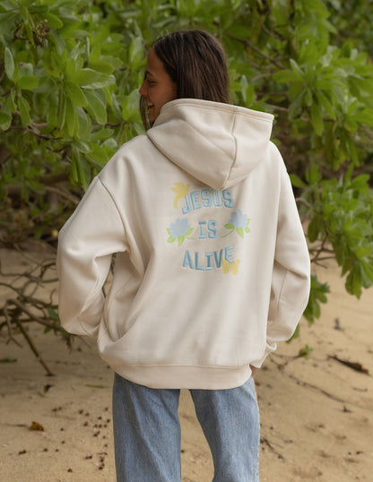 Elevated Faith Jesus Is Alive Unisex Hoodie - AVBL MRKT (1)