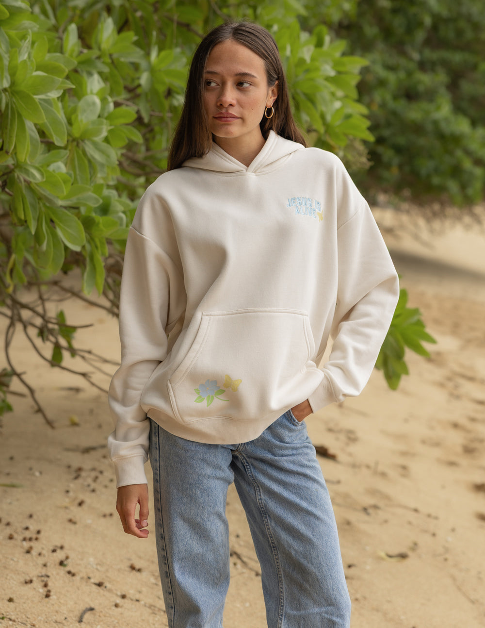 Elevated Faith Jesus Is Alive Unisex Hoodie - AVBL MRKT (4)