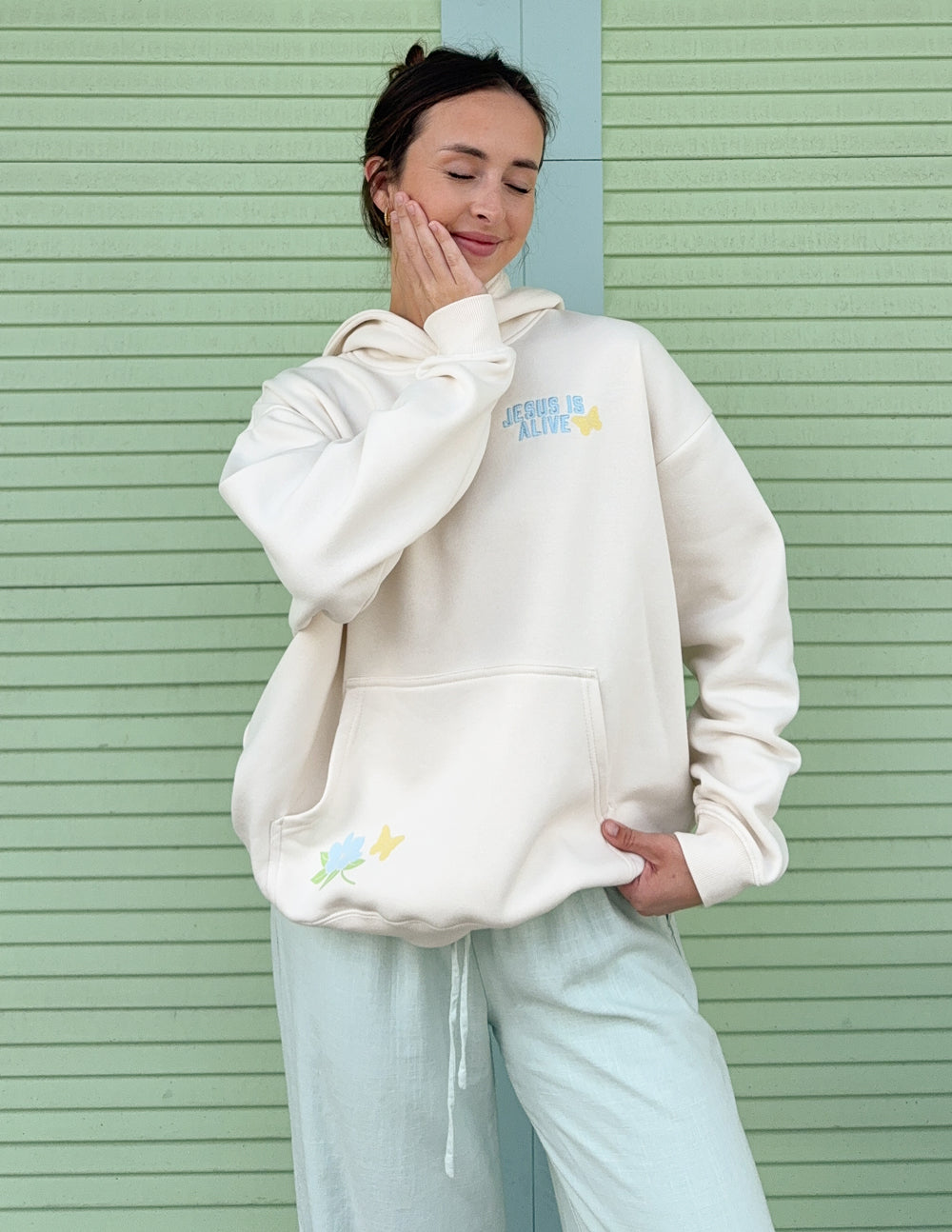 Elevated Faith Jesus Is Alive Unisex Hoodie - AVBL MRKT (6)