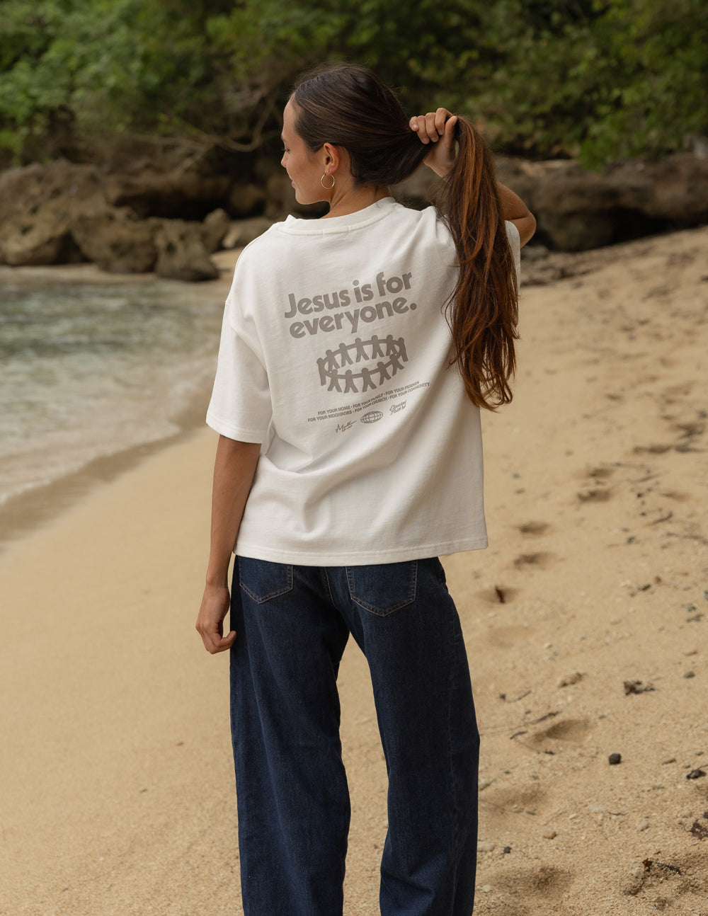 Elevated Faith Jesus Is for Everyone Heavyweight Tee - AVBL MRKT (13)