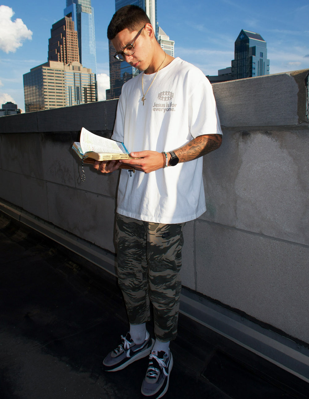 Elevated Faith Jesus Is for Everyone Heavyweight Tee - AVBL MRKT (5)