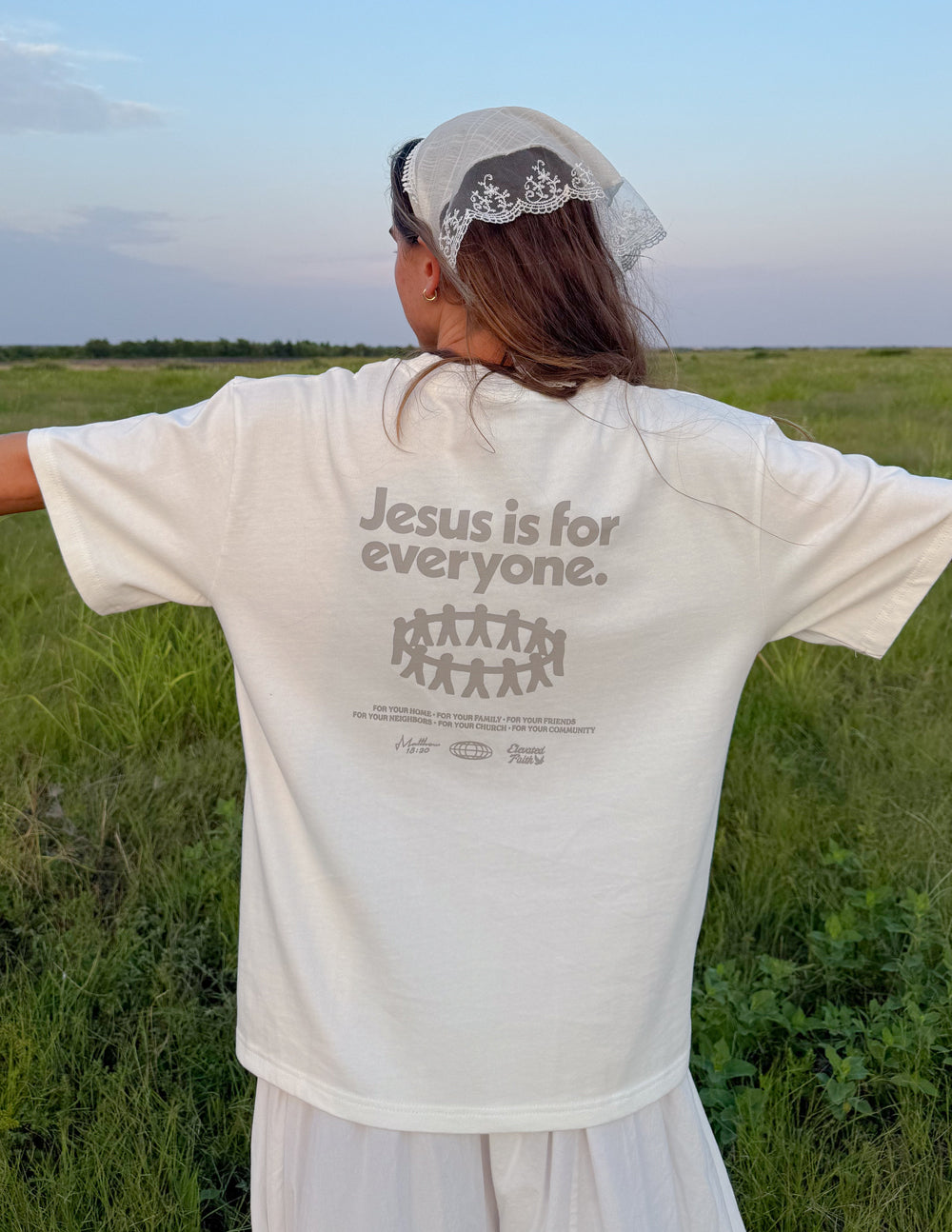 Elevated Faith Jesus Is for Everyone Heavyweight Tee - AVBL MRKT (8)