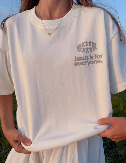 Elevated Faith Jesus Is for Everyone Heavyweight Tee - AVBL MRKT (9)