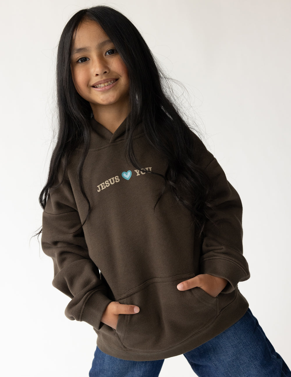 Elevated Faith Jesus Loves You Kids Hoodie - AVBL MRKT (7)