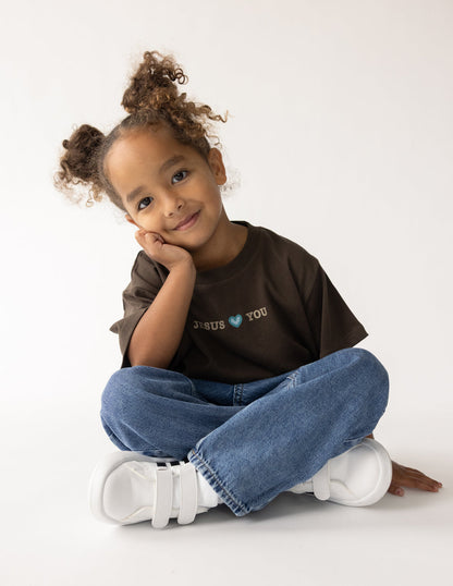 Elevated Faith Jesus Loves You Kids Tee - AVBL MRKT (1)