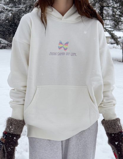 Elevated Faith Jesus Saved My Life Unisex Hoodie - AVBL MRKT (8)