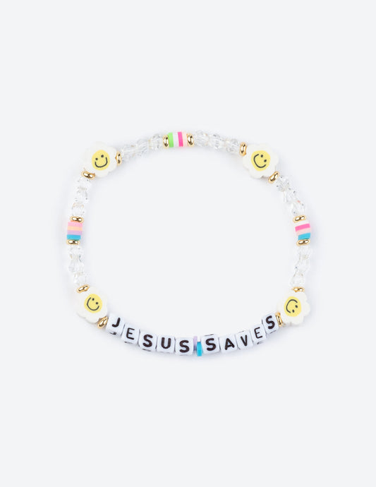 Elevated Faith Jesus Saves Letter Bracelet - AVBL MRKT (1)
