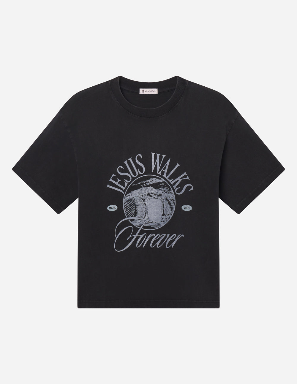 Elevated Faith Jesus Walks Heavyweight Tee - AVBL MRKT (8)