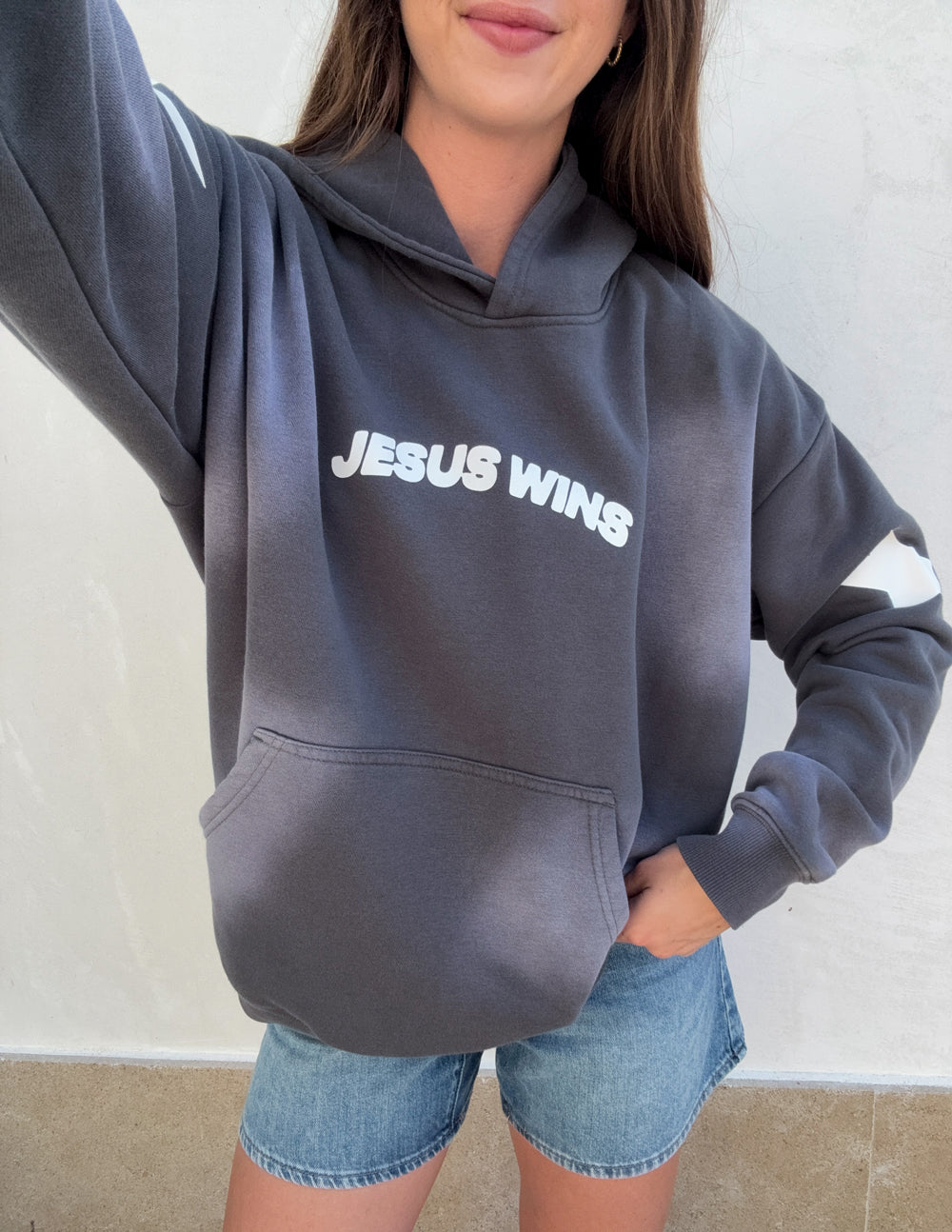 Elevated Faith Jesus Wins Unisex Hoodie - AVBL MRKT (11)