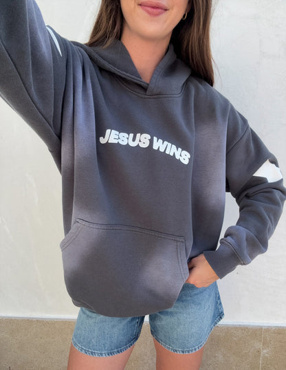 Elevated Faith Jesus Wins Unisex Hoodie - AVBL MRKT (11)