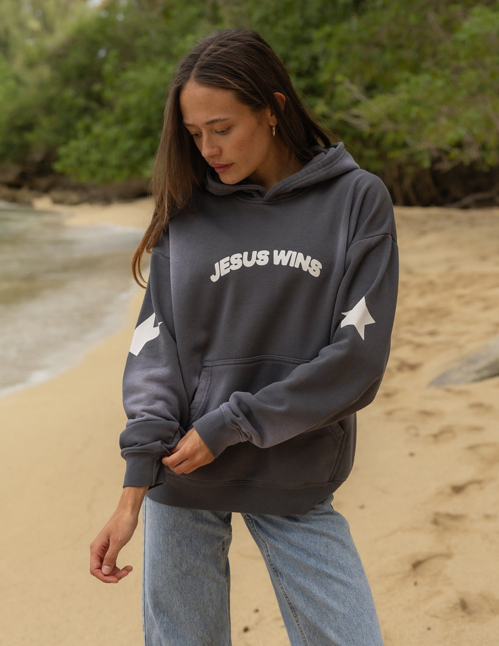 Elevated Faith Jesus Wins Unisex Hoodie - AVBL MRKT (6)