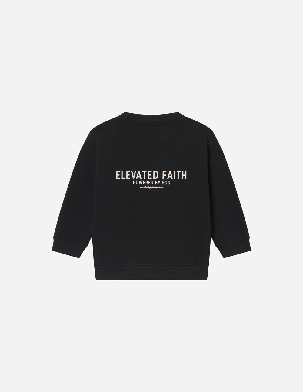 Elevated Faith Kingdom Club Black Kids Crewneck - AVBL MRKT (1)