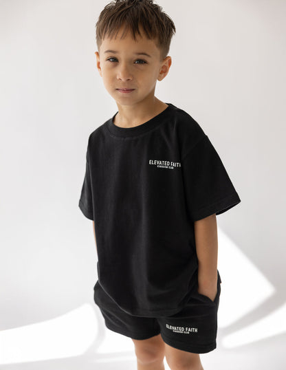Elevated Faith Kingdom Club Black Kids Tee - AVBL MRKT (3)