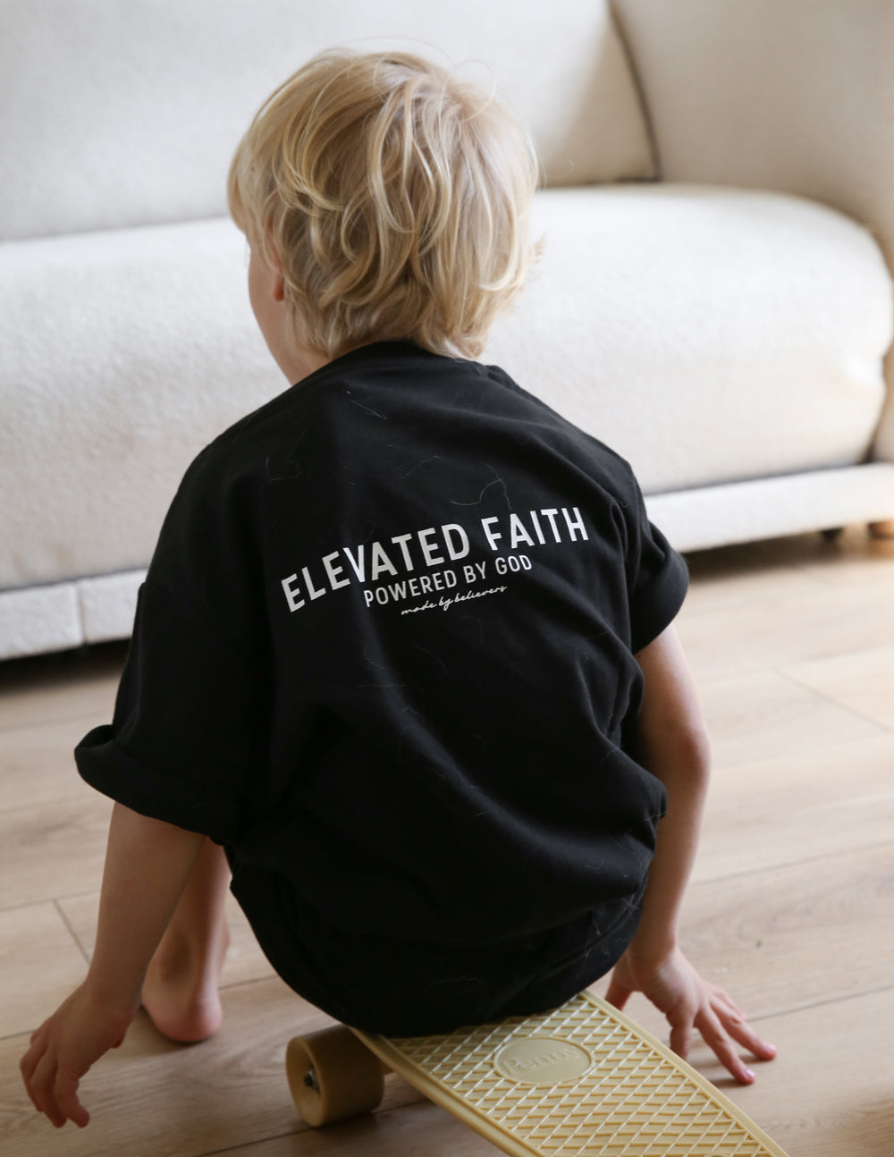 Elevated Faith Kingdom Club Black Kids Tee - AVBL MRKT (9)