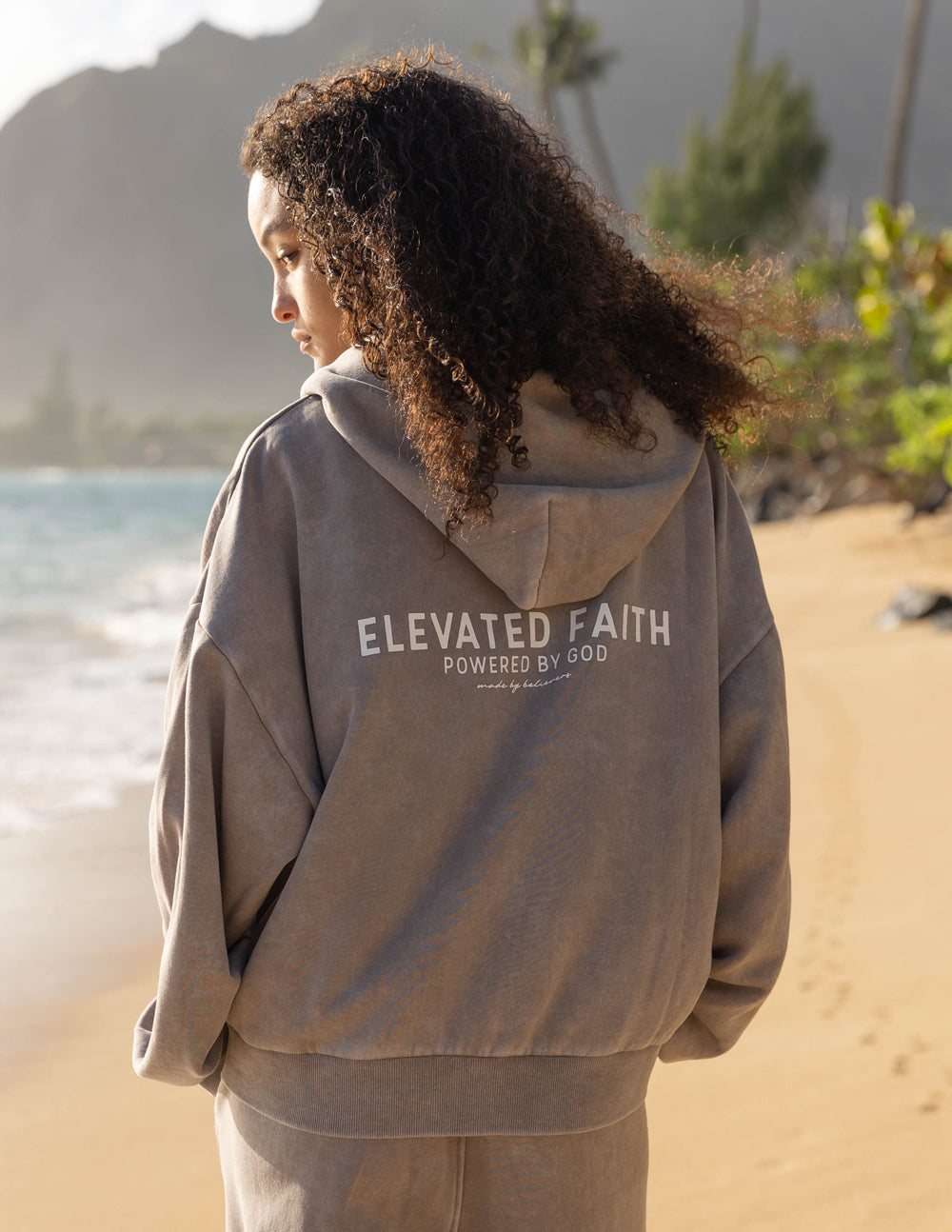 Elevated Faith Kingdom Club Brown Full-Zip Hoodie - AVBL MRKT (4)