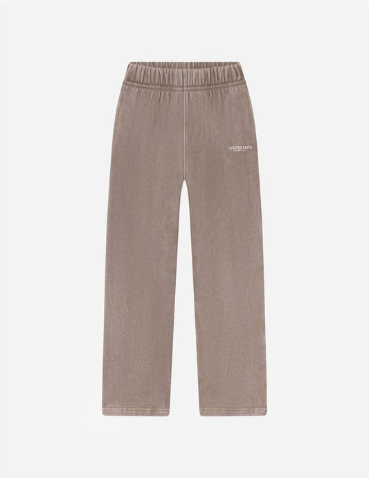 Elevated Faith Kingdom Club Brown Wide Leg Sweatpant - AVBL MRKT (1)