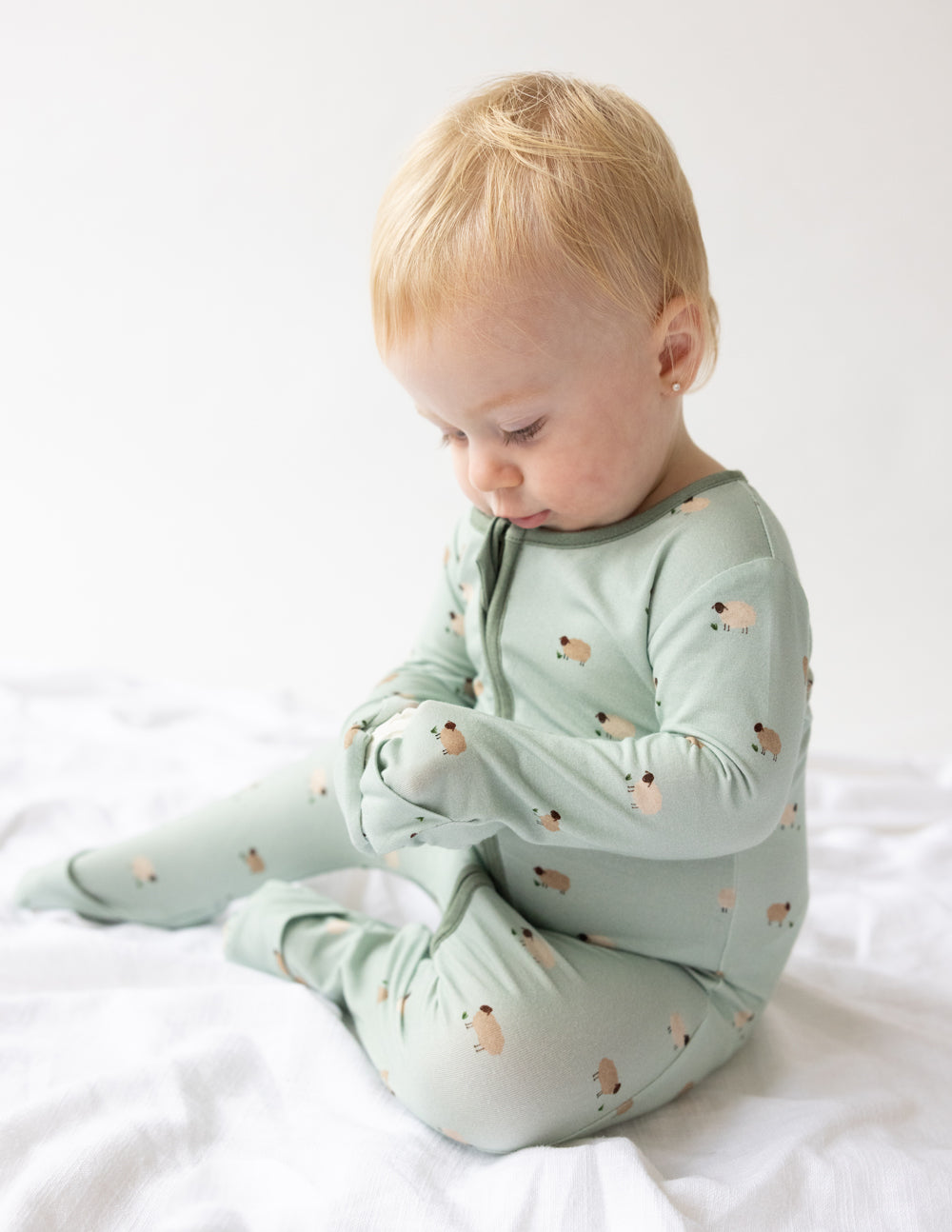 Elevated Faith Lamb Bamboo Convertible Footed Onesie - AVBL MRKT (4)
