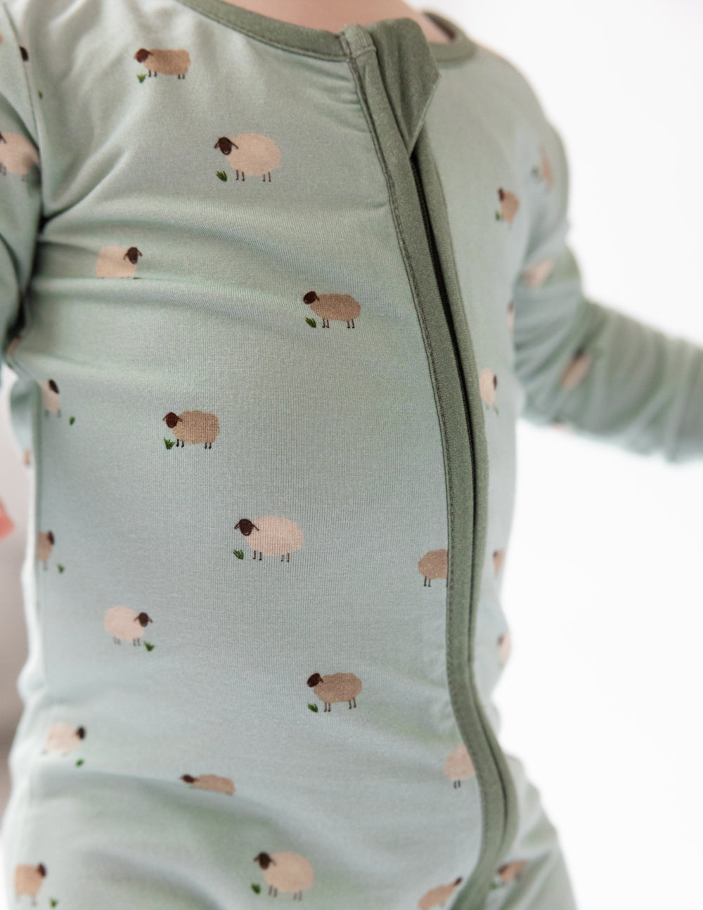 Elevated Faith Lamb Bamboo Convertible Footed Onesie - AVBL MRKT (5)