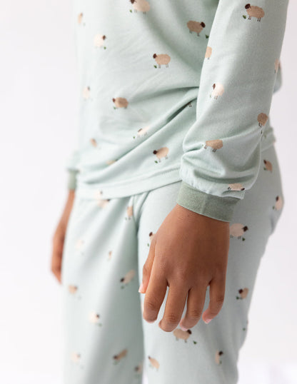 Elevated Faith Lamb Bamboo Kids Pajama Set - AVBL MRKT (3)