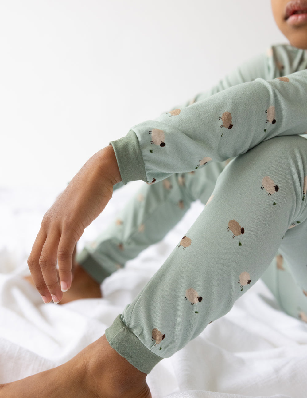Elevated Faith Lamb Bamboo Kids Pajama Set - AVBL MRKT (5)