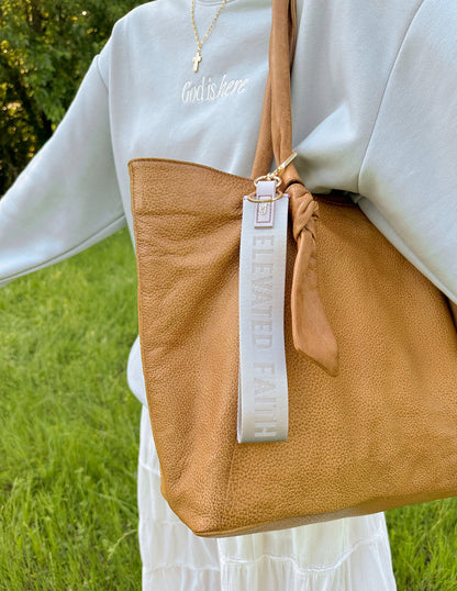 Elevated Faith Lavender Oversized Logo Keychain - AVBL MRKT (2)