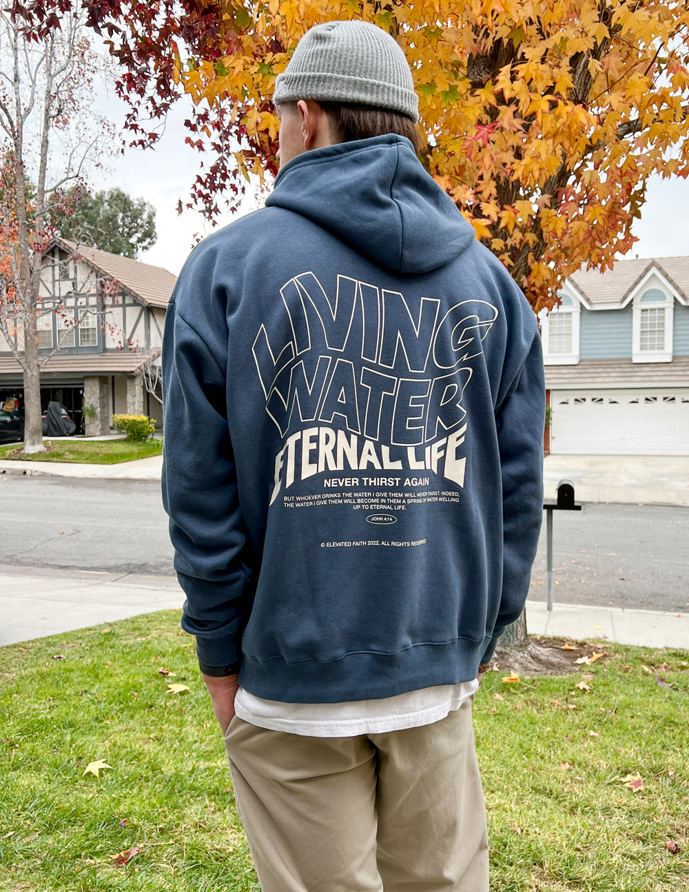 Elevated Faith Living Water Unisex Hoodie - AVBL MRKT (4)