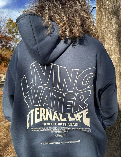 Elevated Faith Living Water Unisex Hoodie - AVBL MRKT (8)
