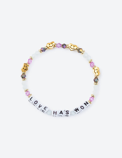 Elevated Faith Love Has Won Letter Bracelet - AVBL MRKT (1)
