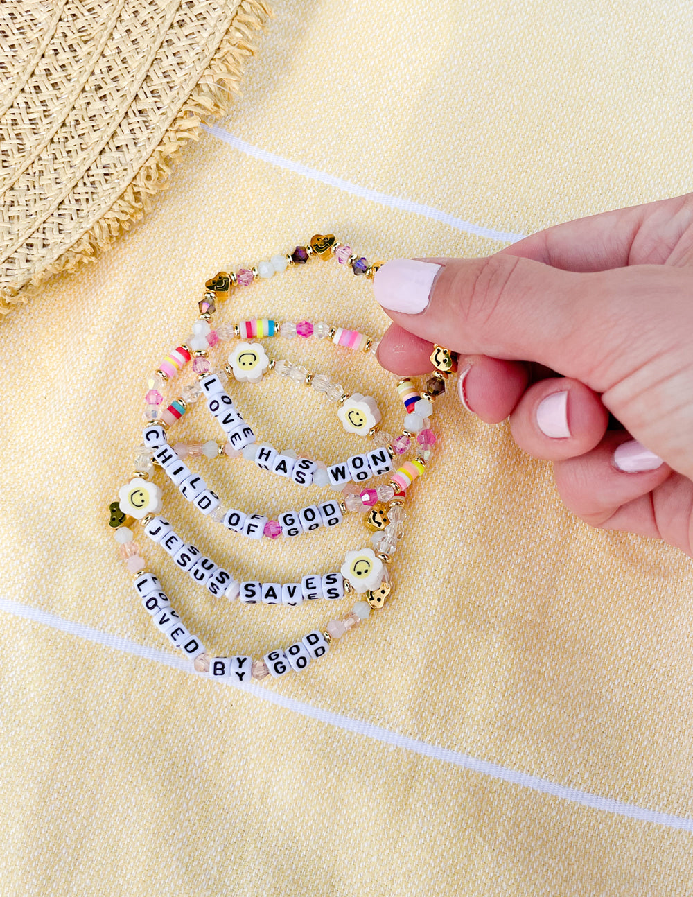 Elevated Faith Love Has Won Letter Bracelet - AVBL MRKT (3)