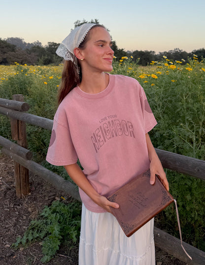 Elevated Faith Love Your Neighbor Heavyweight Tee - AVBL MRKT (1)
