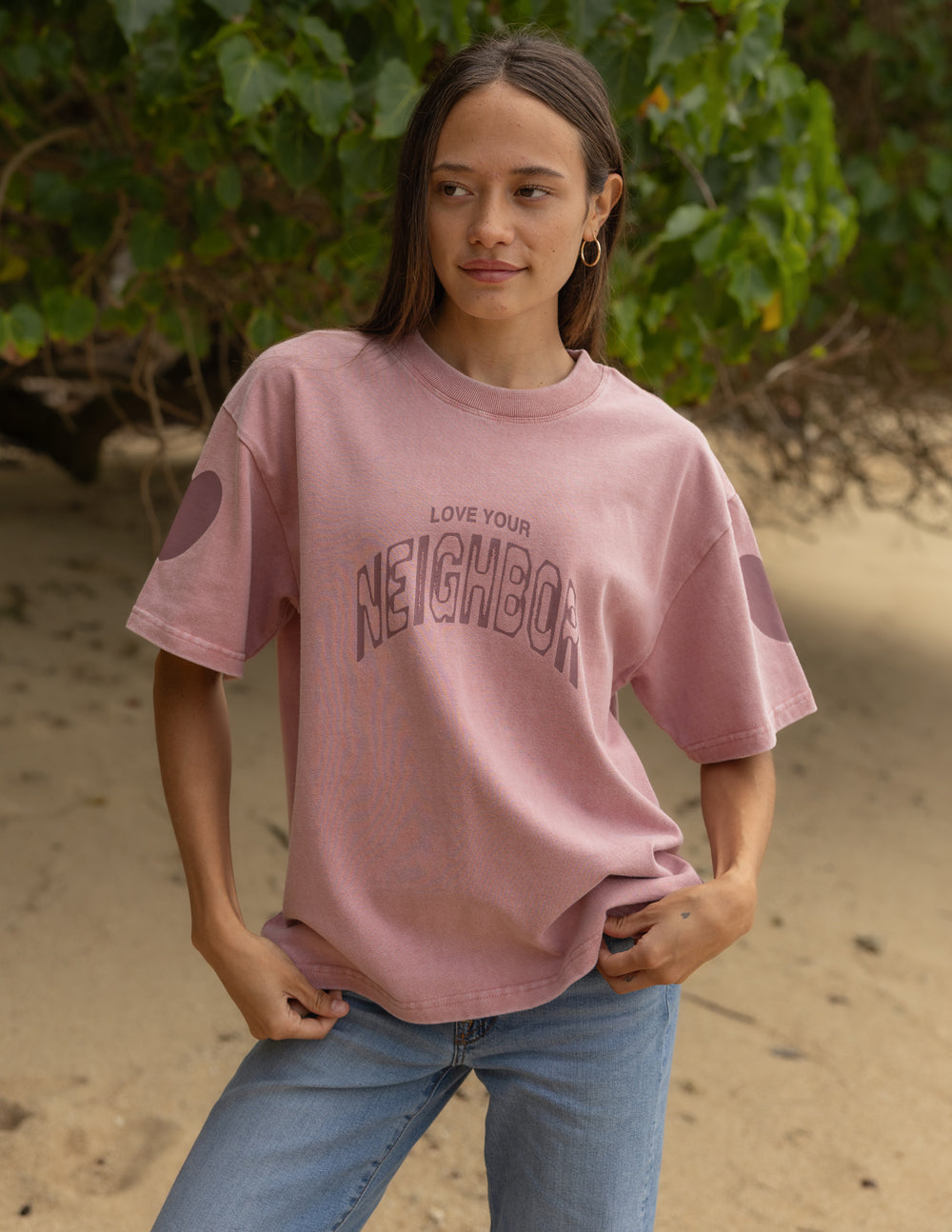 Elevated Faith Love Your Neighbor Heavyweight Tee - AVBL MRKT (6)