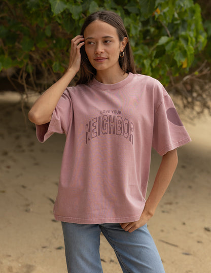 Elevated Faith Love Your Neighbor Heavyweight Tee - AVBL MRKT (7)