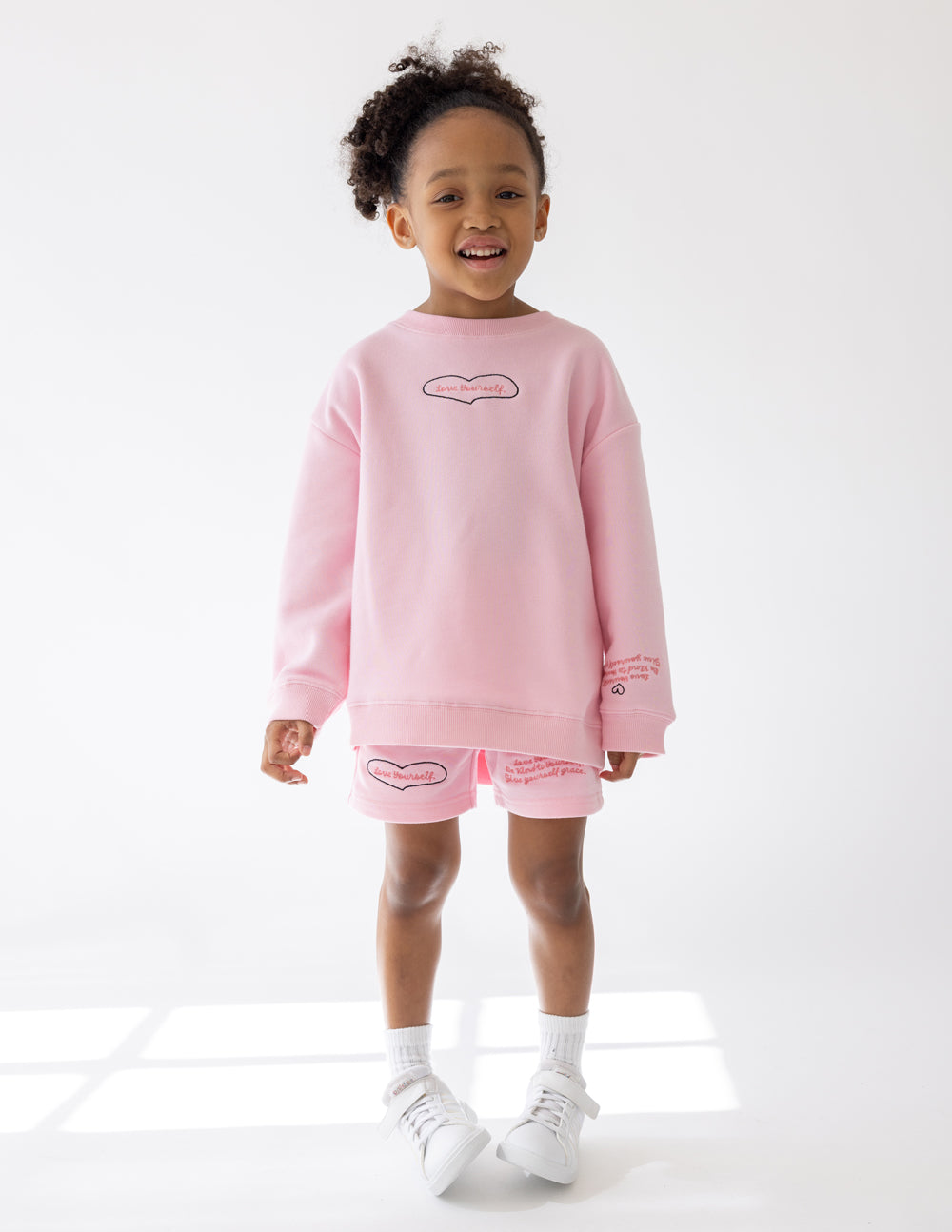 Elevated Faith Love Yourself Kids Crewneck - AVBL MRKT (2)