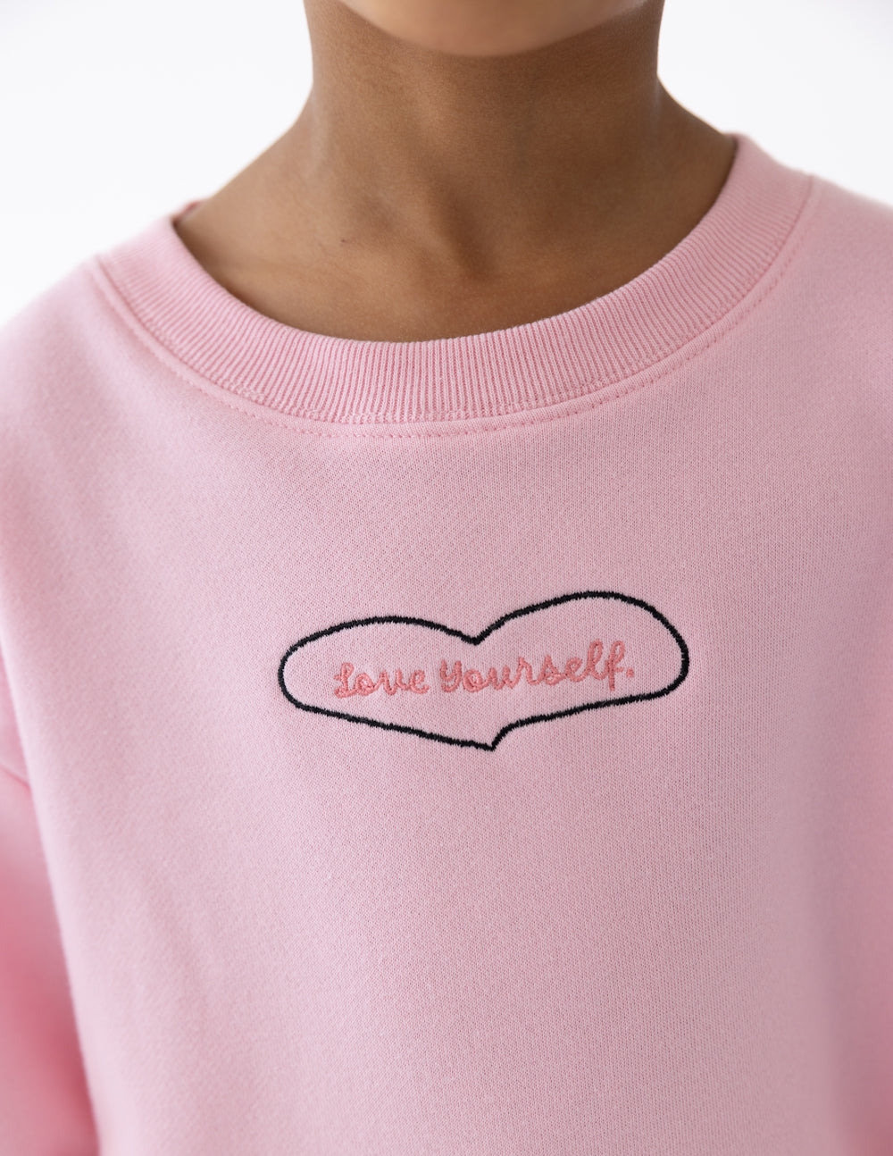 Elevated Faith Love Yourself Kids Crewneck - AVBL MRKT (4)