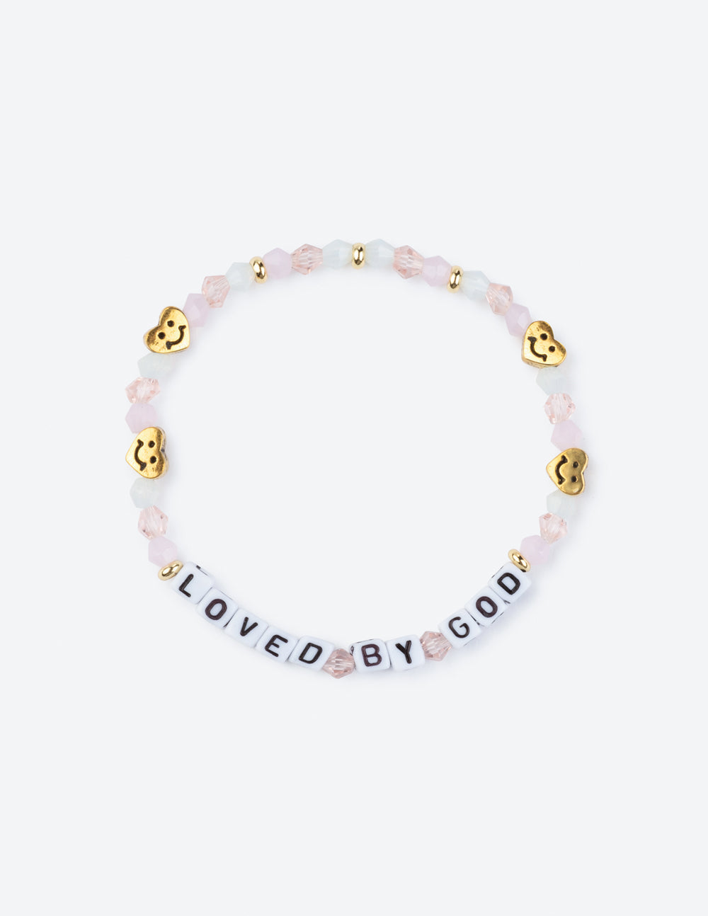 Elevated Faith Loved By God Letter Bracelet - AVBL MRKT (1)
