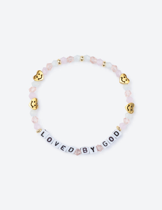 Elevated Faith Loved By God Letter Bracelet - AVBL MRKT (1)