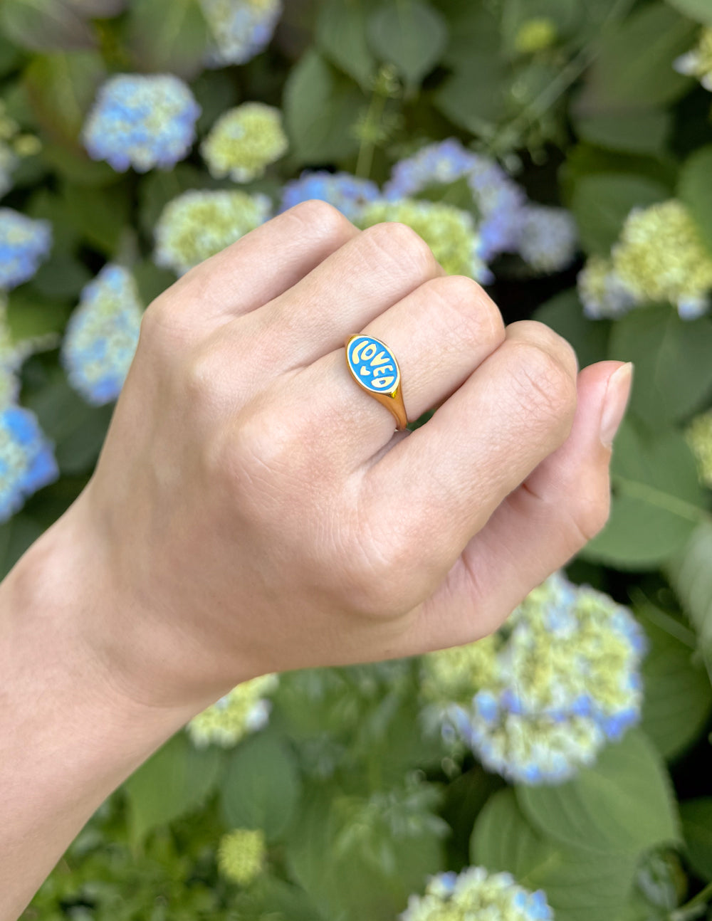 Elevated Faith Loved Oval Signet Ring - AVBL MRKT (2)