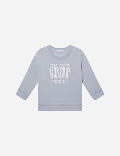 Elevated Faith Made To Worship Kids Crewneck - AVBL MRKT (1)